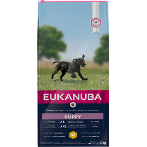 Eukanuba Puppy Large Breed au poulet pour Chiot 15 + 3 kg