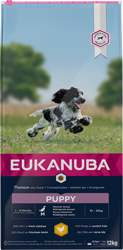 Eukanuba Growing Puppy Medium Breed au poulet pour Chiot