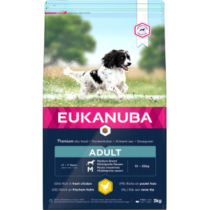 Eukanuba Active Adult Medium Breed au poulet pour Chien