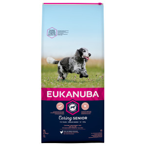 Eukanuba Caring Senior Medium Breed au poulet pour Chien