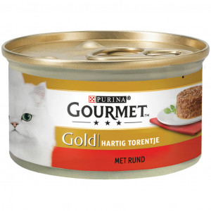 Gourmet Gold Les Timbales au boeuf pour chat 24 x 85 g
