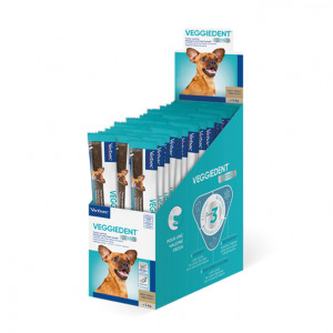 Virbac Veggiedent Single XS 45 lamelles à mâcher pour très petits chiens 3 boîtes (135 pièces)