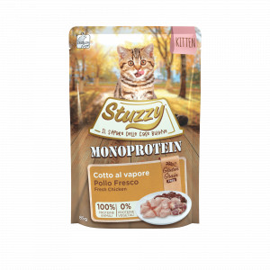 Stuzzy Cat Grain Free Monoprotein pour chaton au poulet 85 gr 4 boîtes (80 x 85 g)