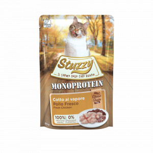 Stuzzy Cat Grain Free Monoprotein poulet 85 gr pour chat 2 boîtes (40 x 85 g)