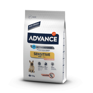 Advance Mini Sensitive au saumon pour chien 7 kg