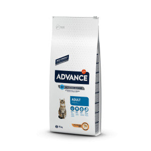 Advance Adult High Protein au poulet et riz pour chat 2 x 15 kg