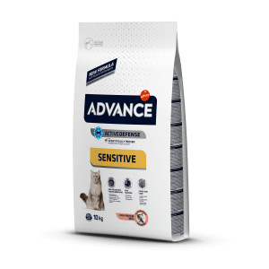 Advance Adult Sensitive High Protein au saumon pour chat 2 x 10 kg