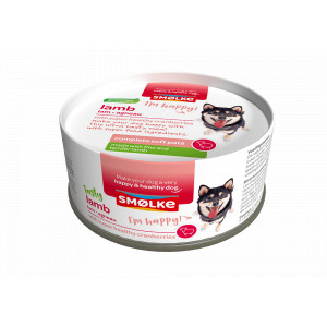 Smølke Soft Paté à l'agneau pour chien 24 x 125 g