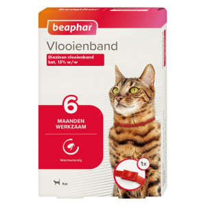 Beaphar Collier anti-puces (à partir de 6 mois) chat Rouge x 2