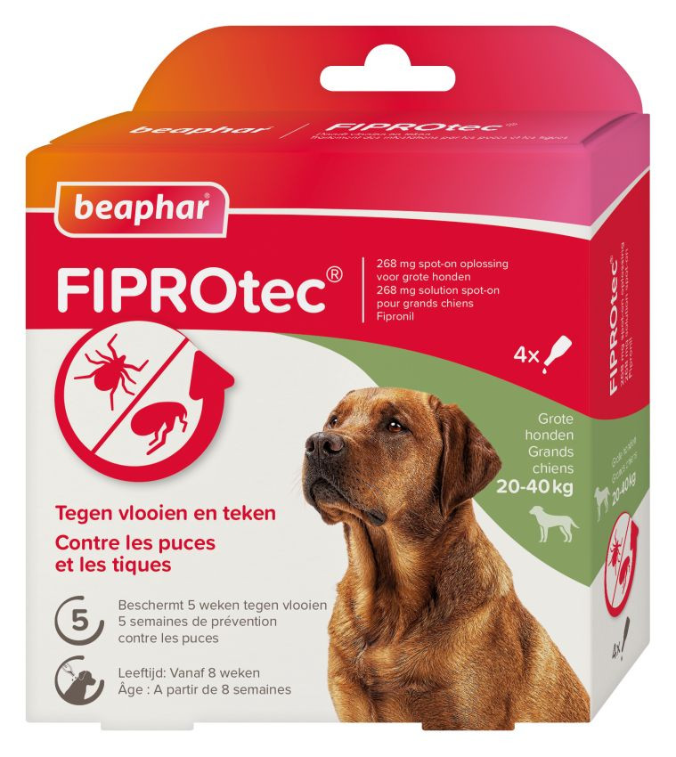 Beaphar Fiprotec Spot-On pour chien de 20 à 40 kg