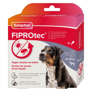 Beaphar Fiprotec Spot-On pour chien de 40 à 60 kg
