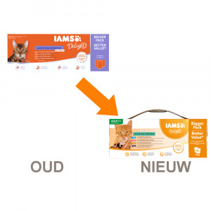 Iams Delights Collection Terres & Mers 48 x 85g pour chat