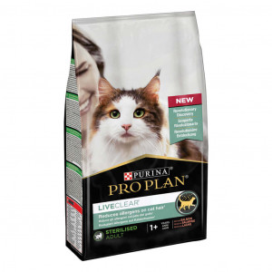 Pro Plan LiveClear Sterilised Adult au saumon pour chat 2 x 1,4 kg