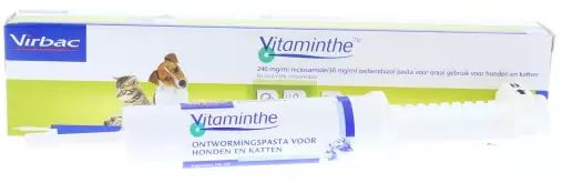 Virbac Vitaminthe Ontwormingspasta hond en kat