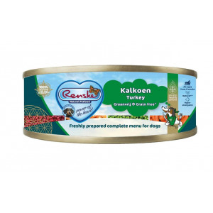 Renske à la dinde sans céréales hypo-allergénique pâtée pour chien (boîte de 95 gr) 2 lots (48 x 95 g)