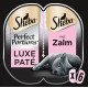 Sheba Perfect Portions Luxe Pâtée au saumon pour chat 6 x 37,5g