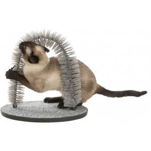 Massage- en vachtverzorgingsboog voor de kat (36 × 33 cm)