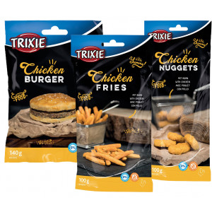 TRIXIE Chicken Frites au poulet Pour chiens Poids 100g