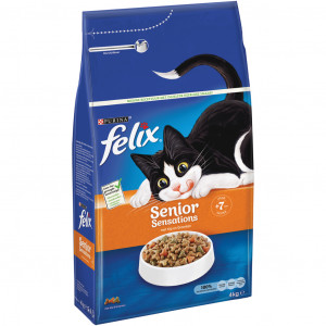 felix sensations senior pour chat 4 x 4 kg