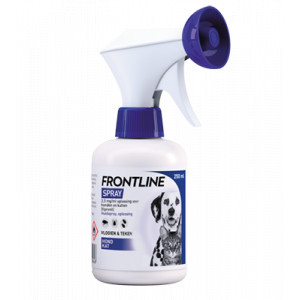 Frontline Spray - pompe manuelle anti-puces et anti-tiques pour chien et chat