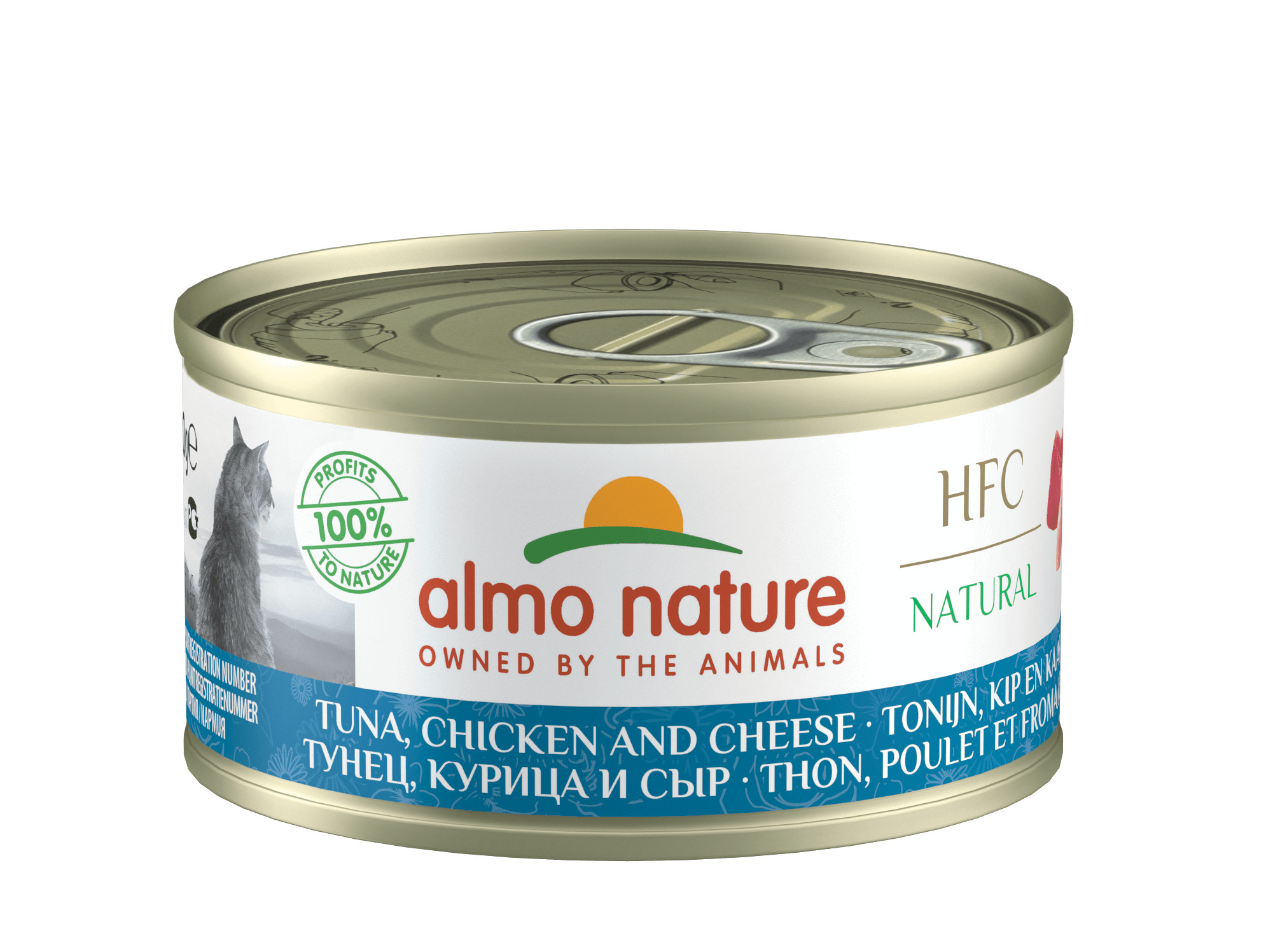 Almo Nature HFC Cuisine thon, poulet et fromage 70 gr