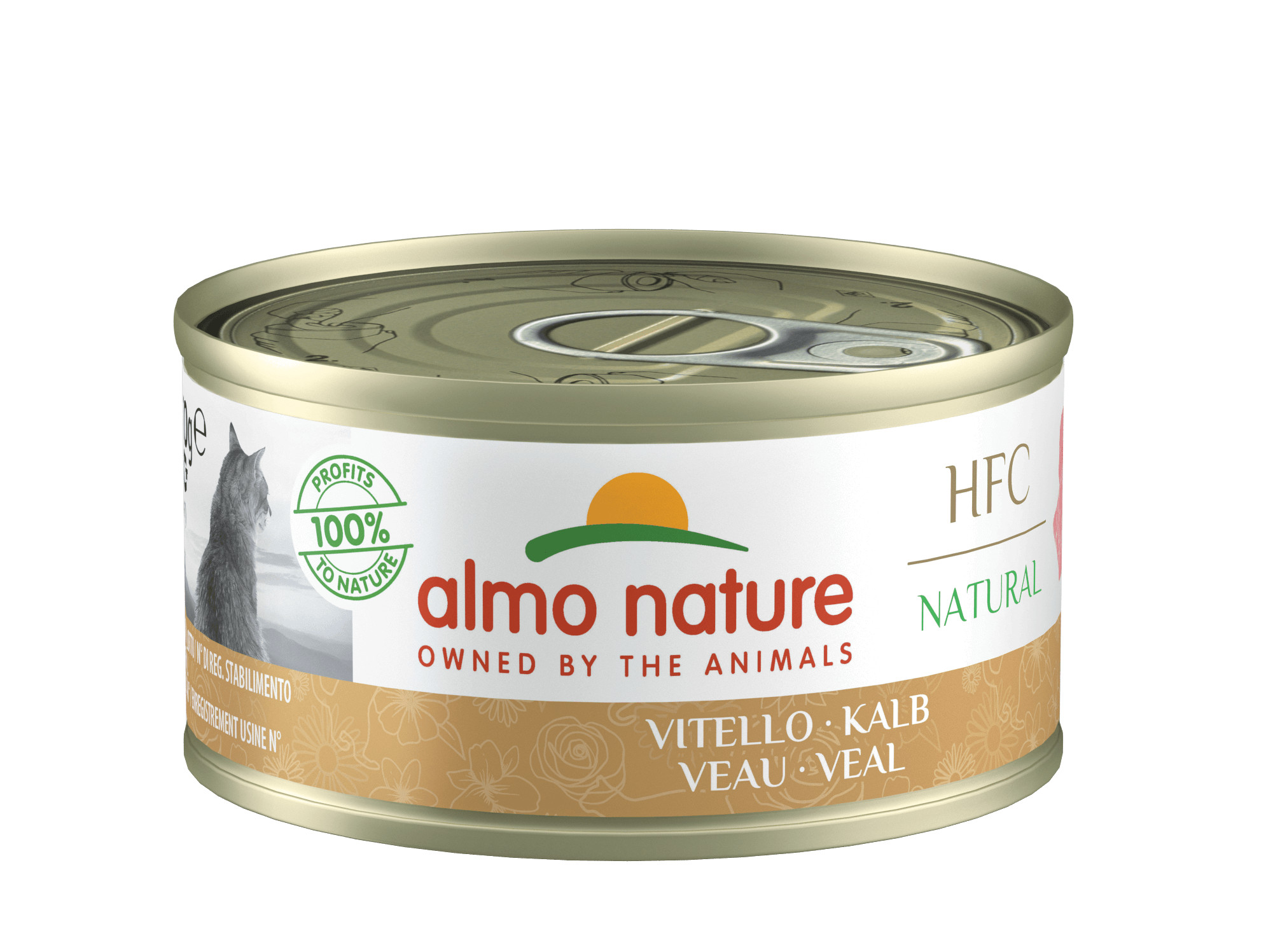 Almo Nature HFC Natural au veau pour chat (70 g)