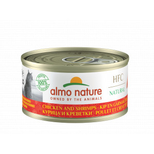 Almo Nature Poulet et Crevettes pour chat