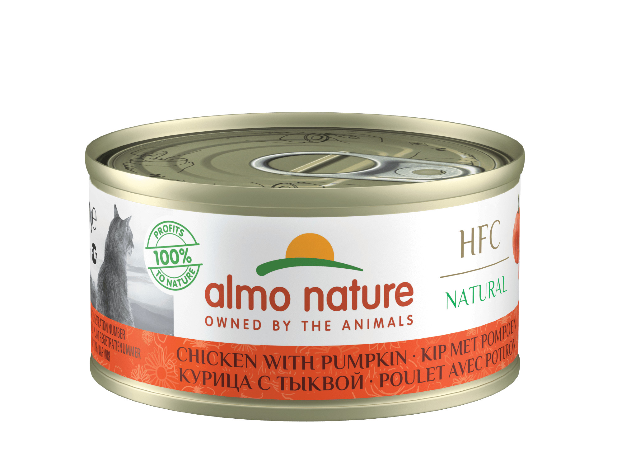 Almo Nature Poulet au Potiron pour chat (70 g)