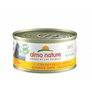 almo nature hfc natural filet de poulet 70 gr 24 x 70 g