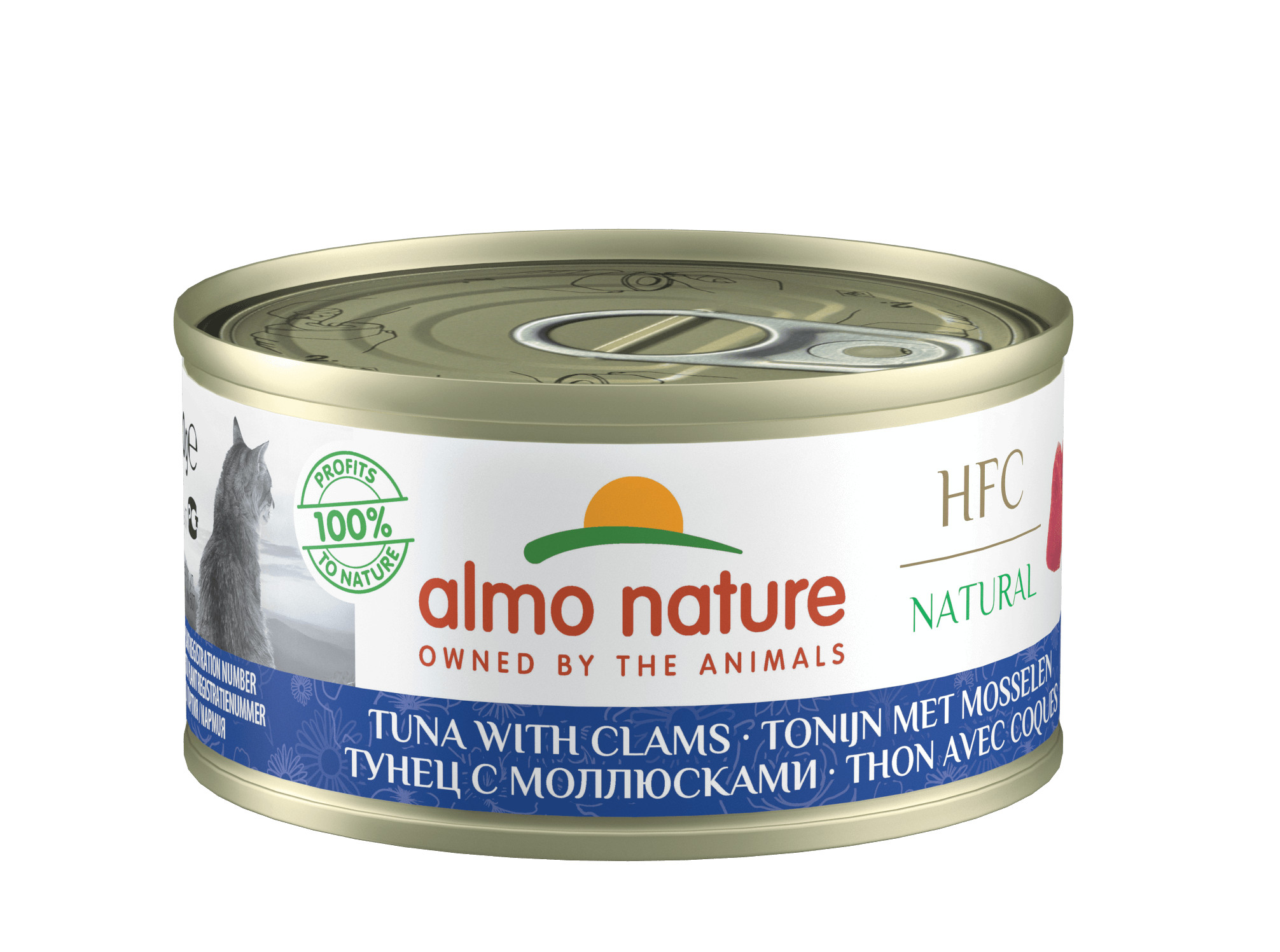 Almo Nature HFC Natural thon et palourdes pour chat