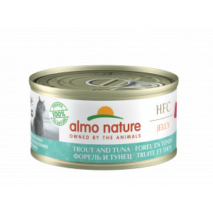 Almo Nature HFC Jelly thon et truite pour chat (70 g)