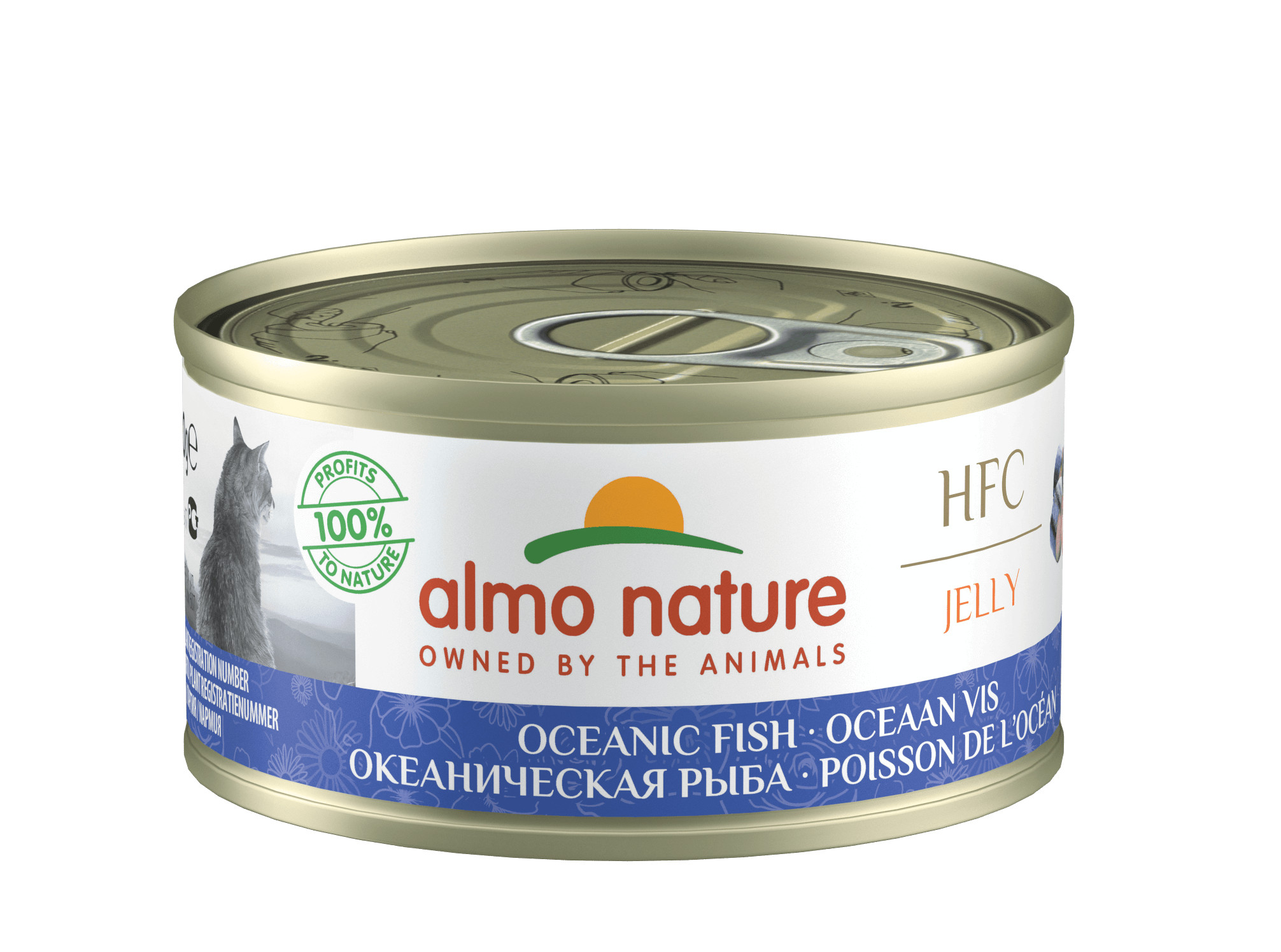 Almo Nature HFC Jelly au poisson de l’océan pour chat (70 g)