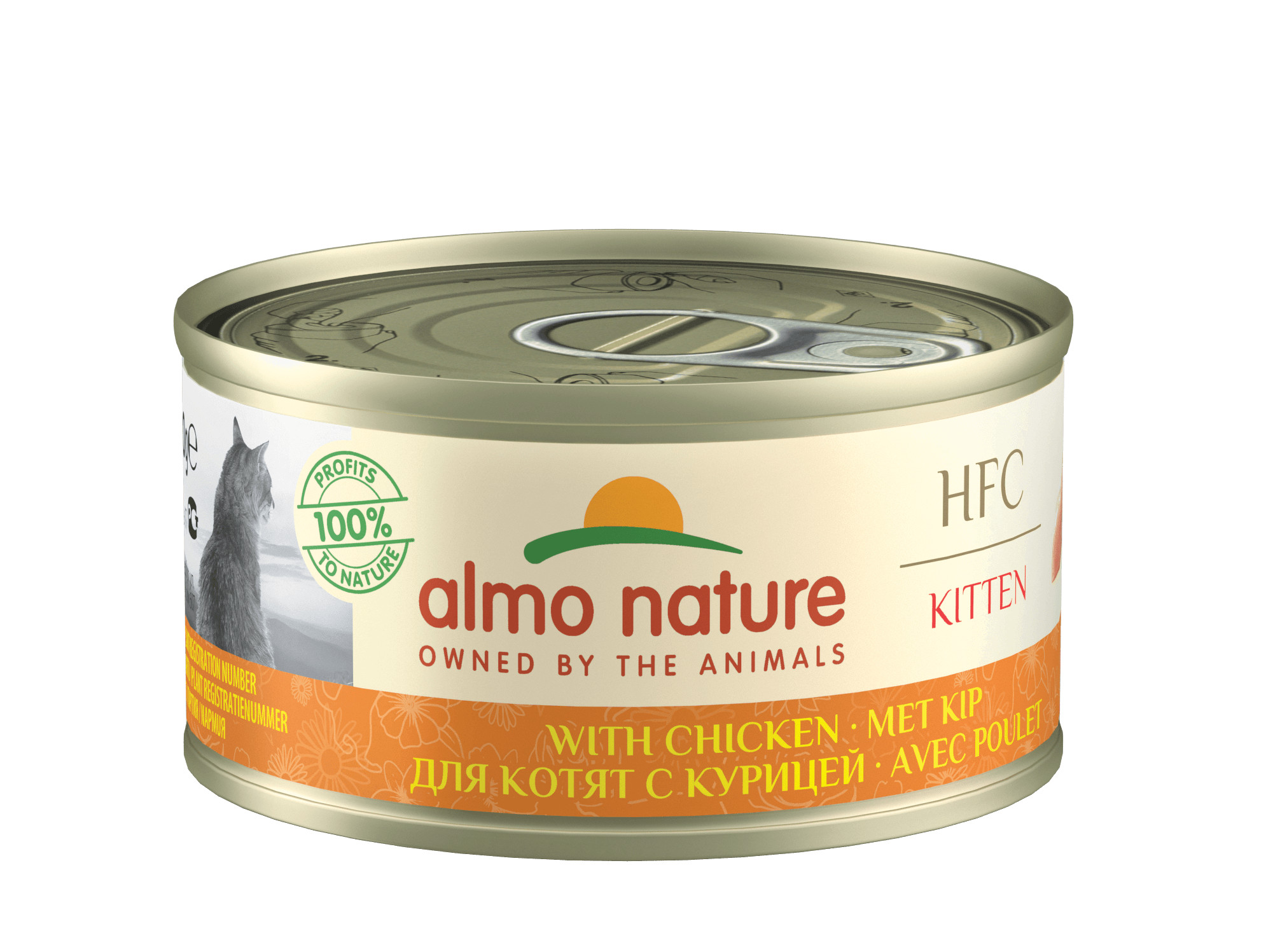 Almo Nature HFC Kitten poulet pâtée pour chaton (70 g)