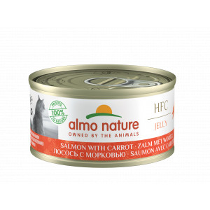 Almo Nature HFC Jelly au saumon et carottes pour chat