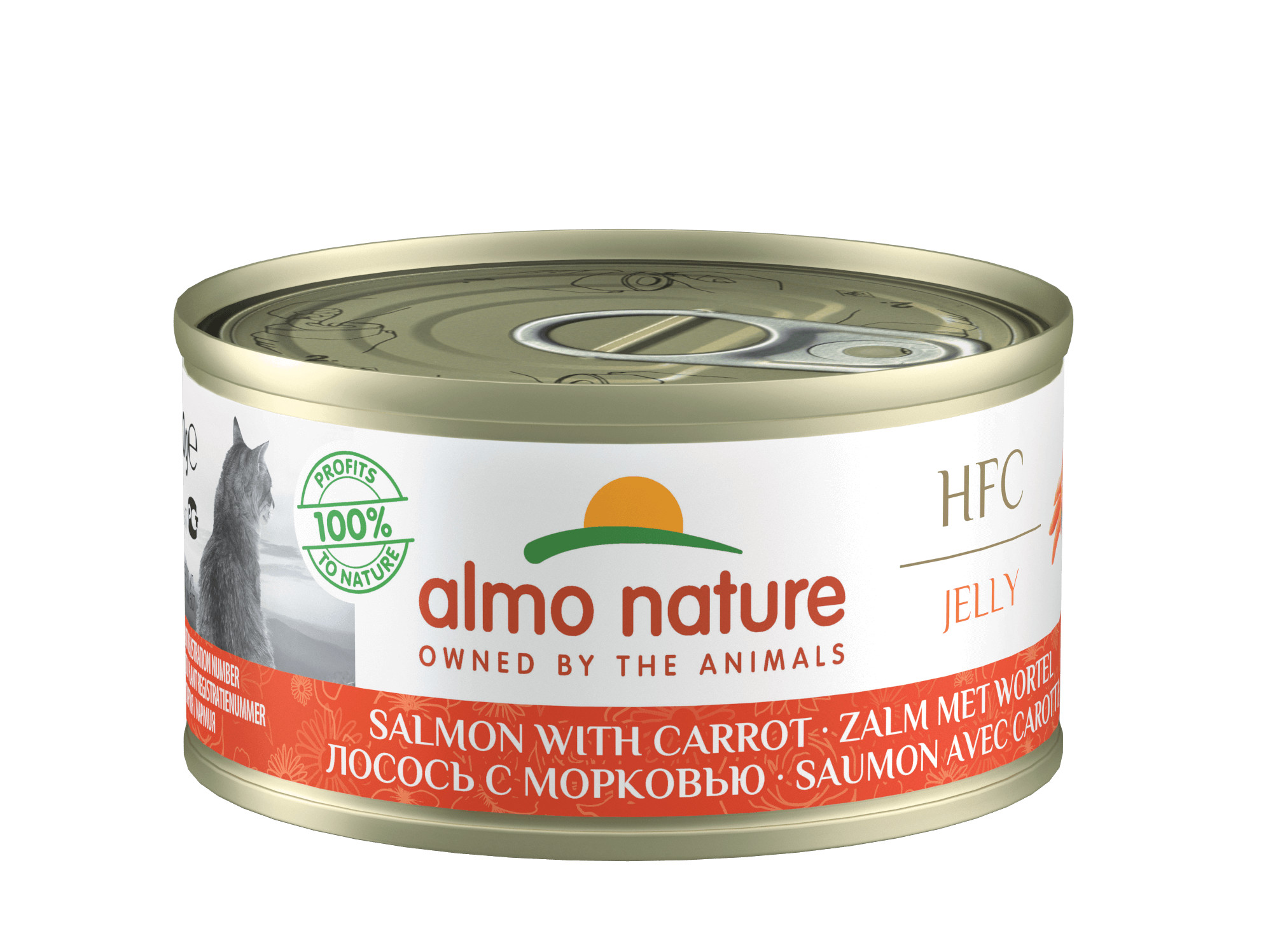 Almo Nature HFC Jelly Saumon et Carottes pour chat