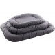 Coussin pour chien Lotta ovale gris foncé