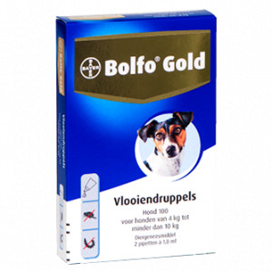 Bolfo Gold 100 hond vlooiendruppels