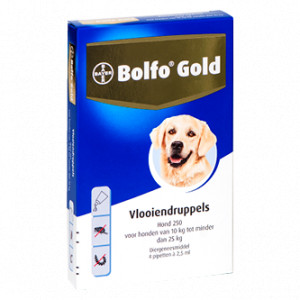 Bolfo Gold 250 hond vlooiendruppels