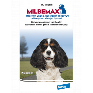 Milbemax Vermifuge Small pour chien et chiot