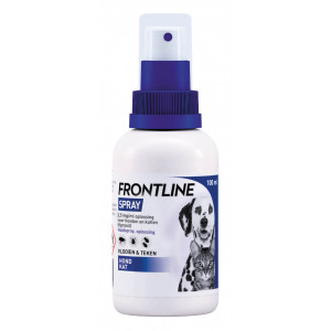 Frontline Spray - pompe manuelle anti-puces et anti-tiques pour chien et chat