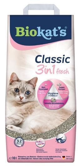 Biokat's Classic fresh 3in1 babypoedergeur kattengrit