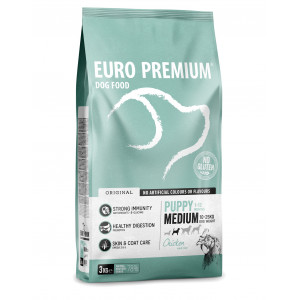 Euro Premium Puppy Medium au poulet et riz pour chiot