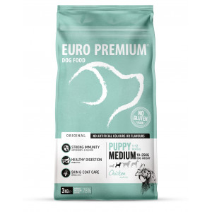 Euro Premium Puppy Medium au poulet et riz pour chiot