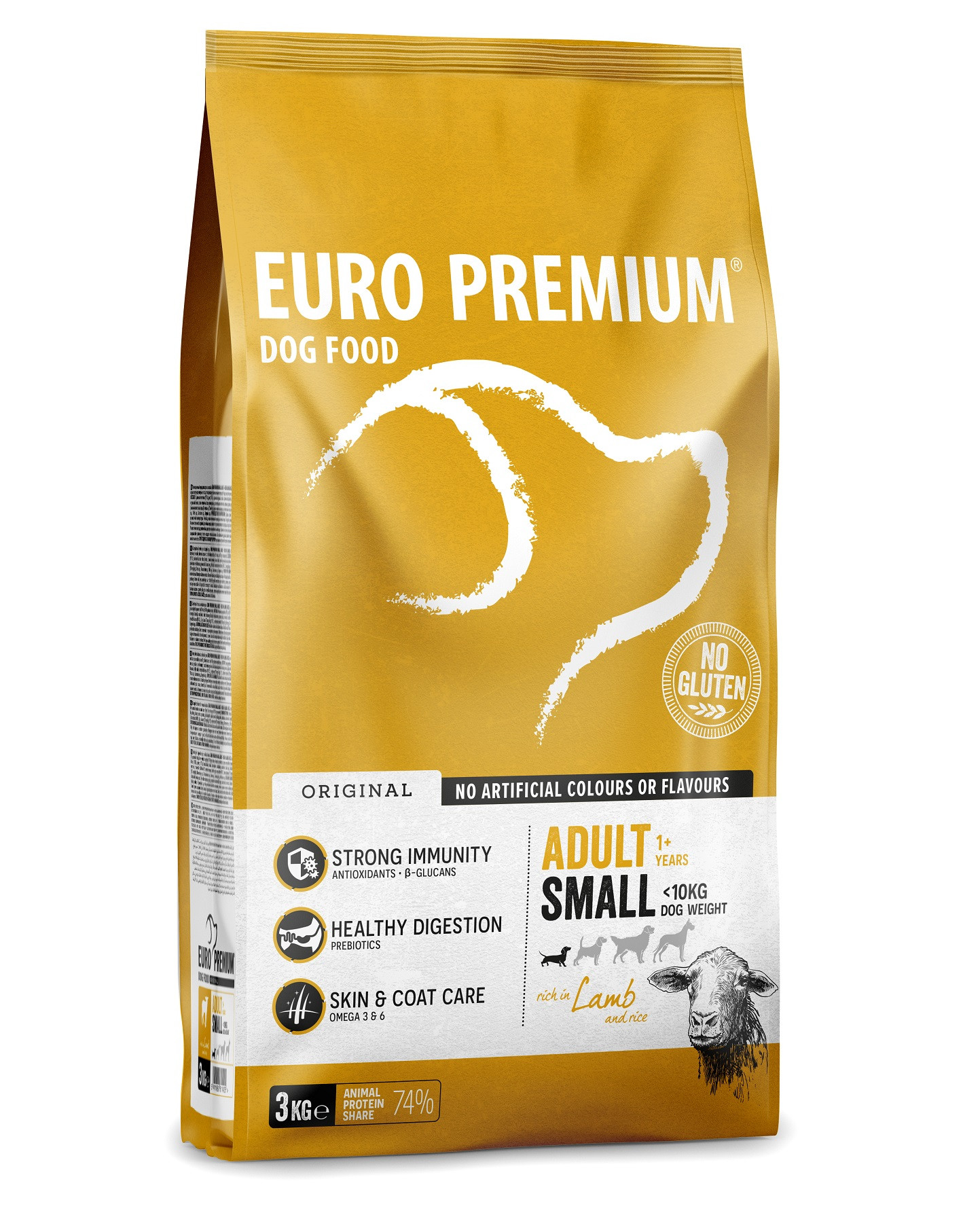 Euro Premium Adult Small à l'agneau et au riz pour chien