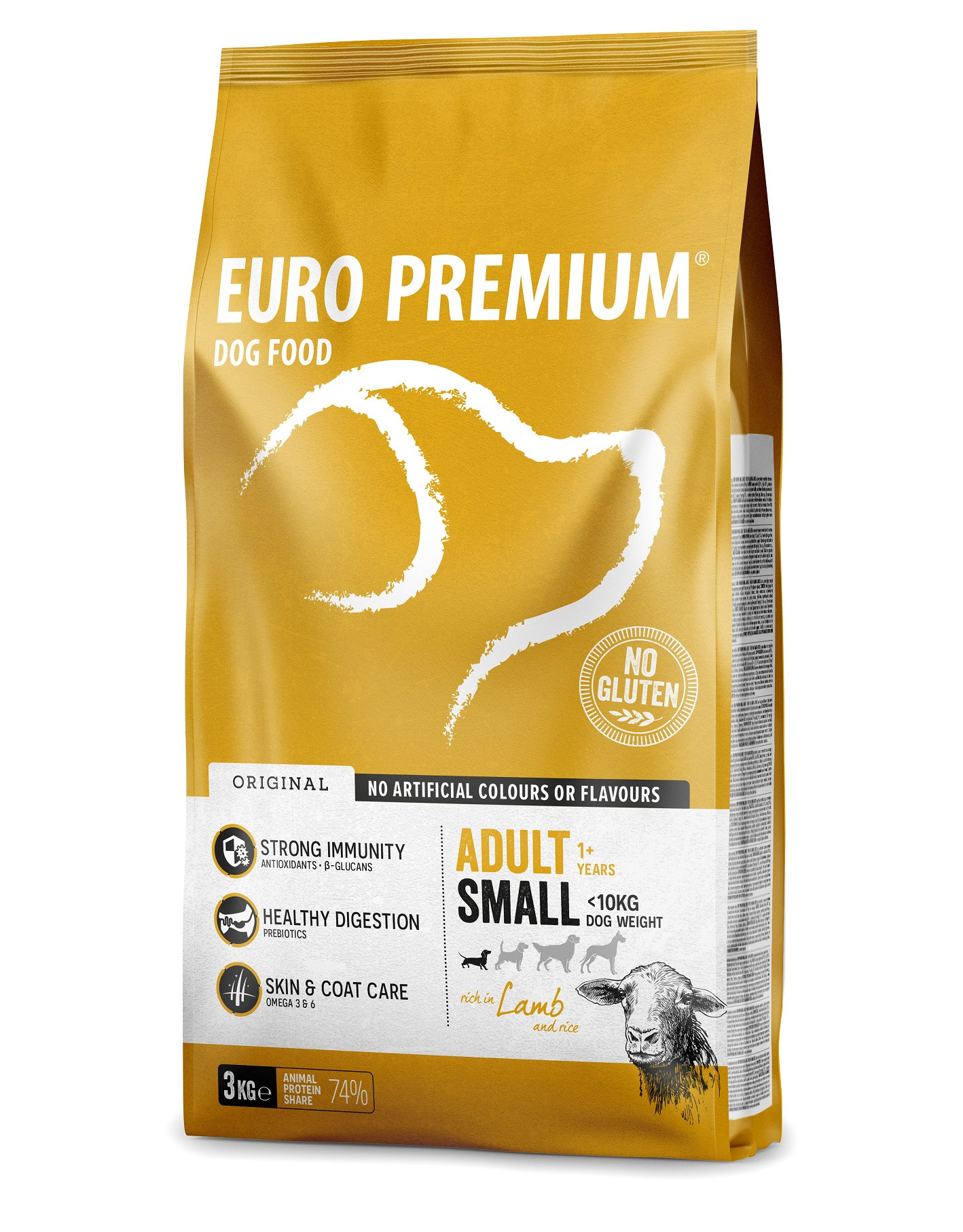 Euro Premium Adult Small à l'agneau et au riz pour chien