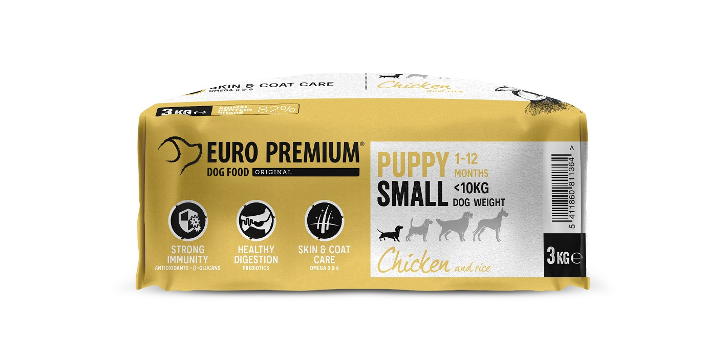 Euro Premium Puppy Small au poulet et riz pour chiot