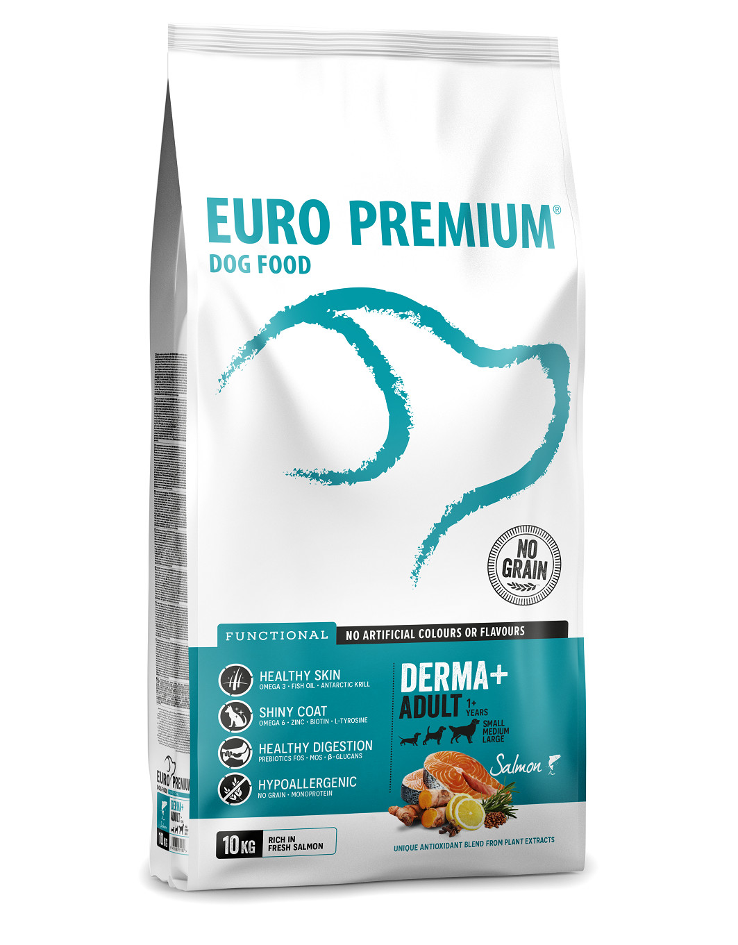 Euro Premium Grainfree Adult Derma+ au saumon & pommes de terre pour chien