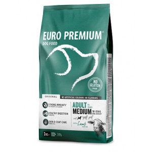 Euro Premium Adult Medium à l'agneau & riz pour chien