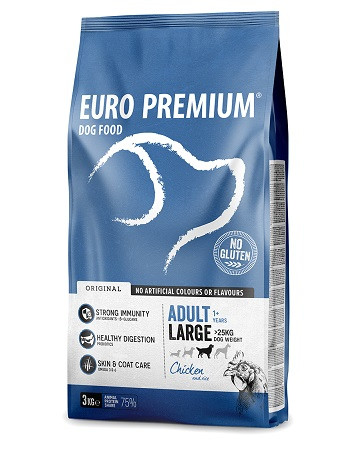 Euro Premium Adult Large au poulet & riz pour chien