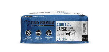 Euro Premium Adult Large au poulet & riz pour chien